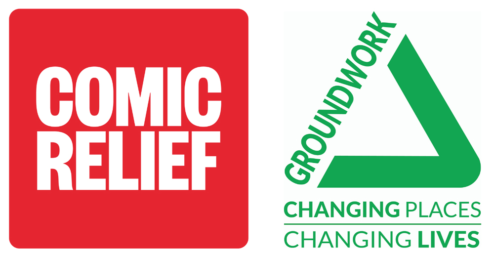 Into the Light Groundwork and Comic Relief community grants logo